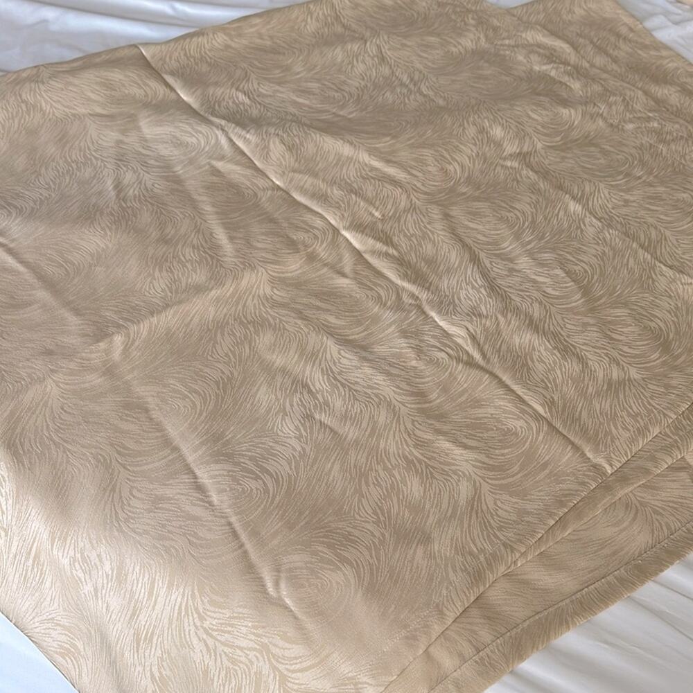 Cream textured curtains 2 panels size 55 inches by 82 inches